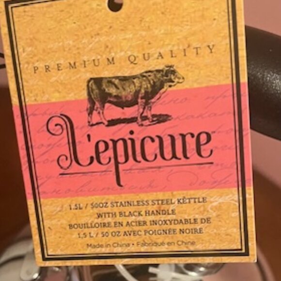 L'epicure Stainless Steel Kettle NWT - Picture 3 of 11